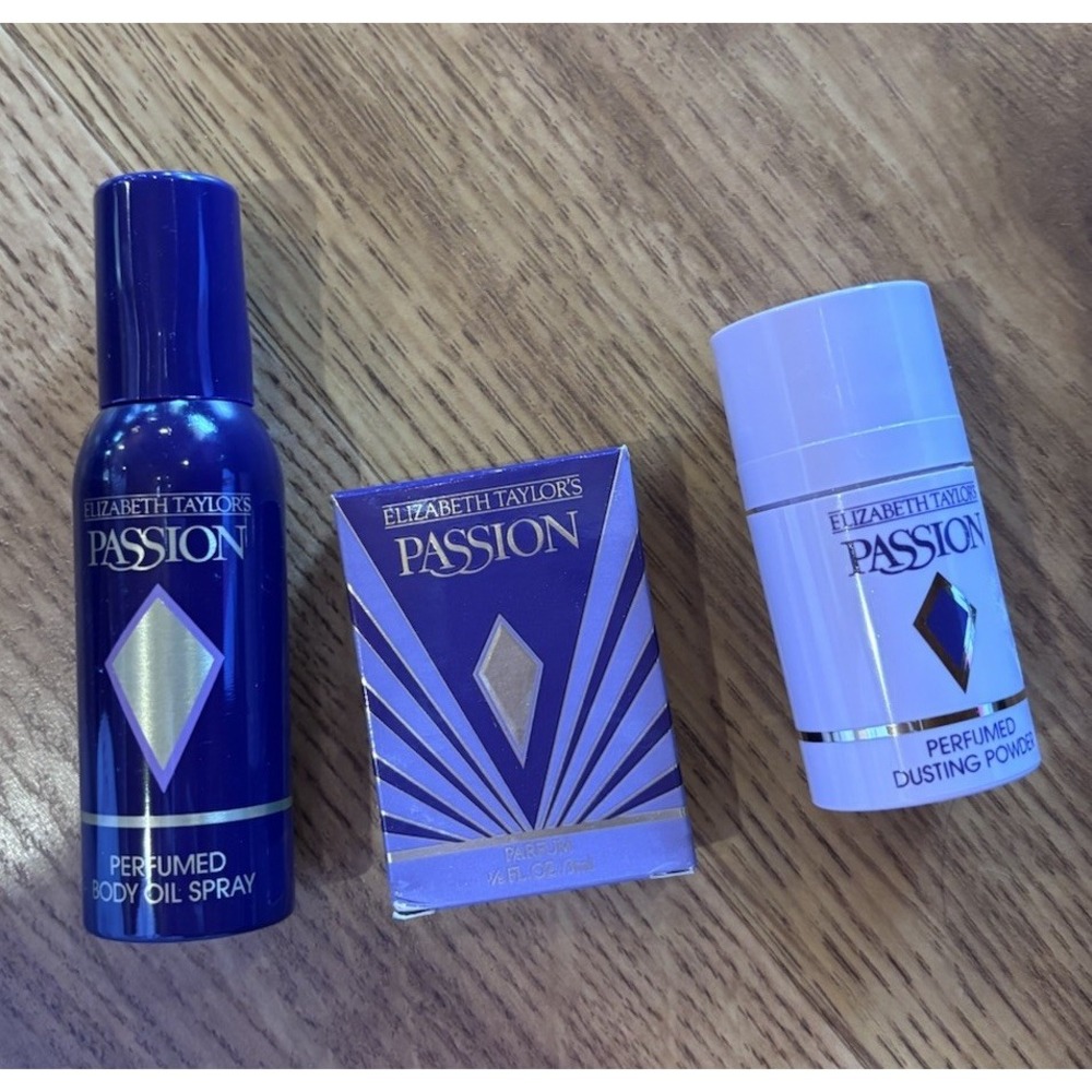 Passion Elizabeth Taylor's Perfume Lot Women VINTAGE USA